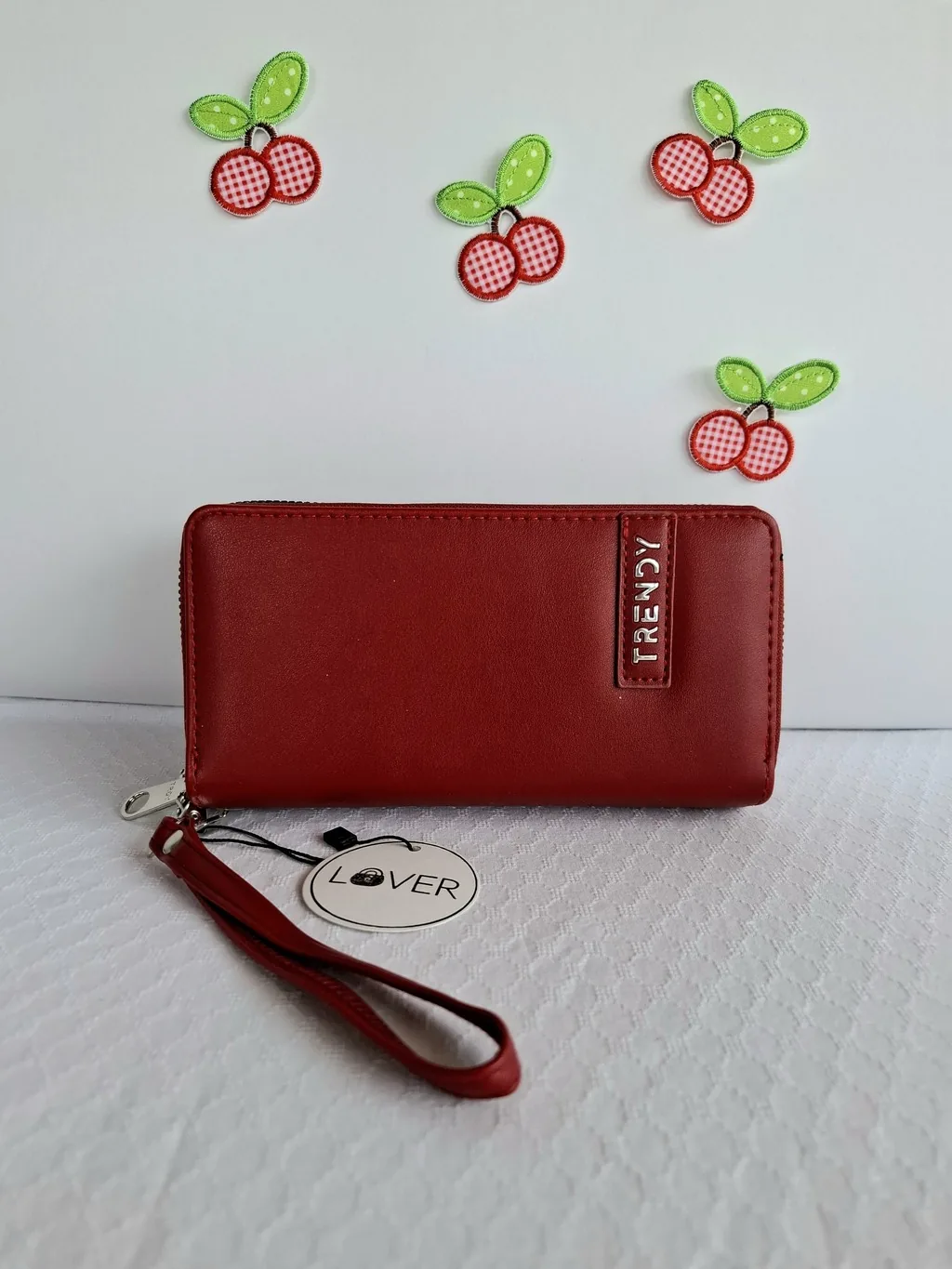 Billetera Trendy roja — Rosso Ciliega
