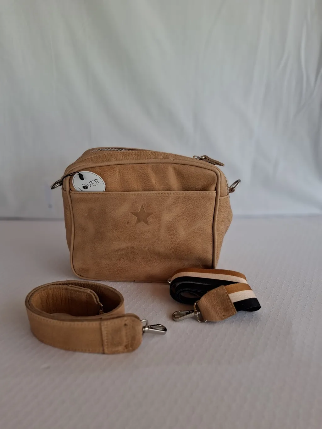 Cartera Sidney de cuero