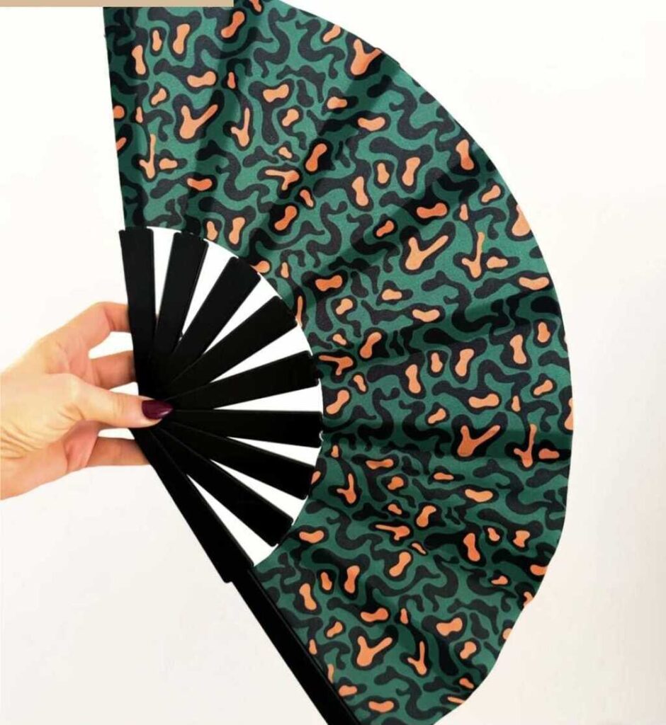 ABANICO ANIMAL PRINT (L005)