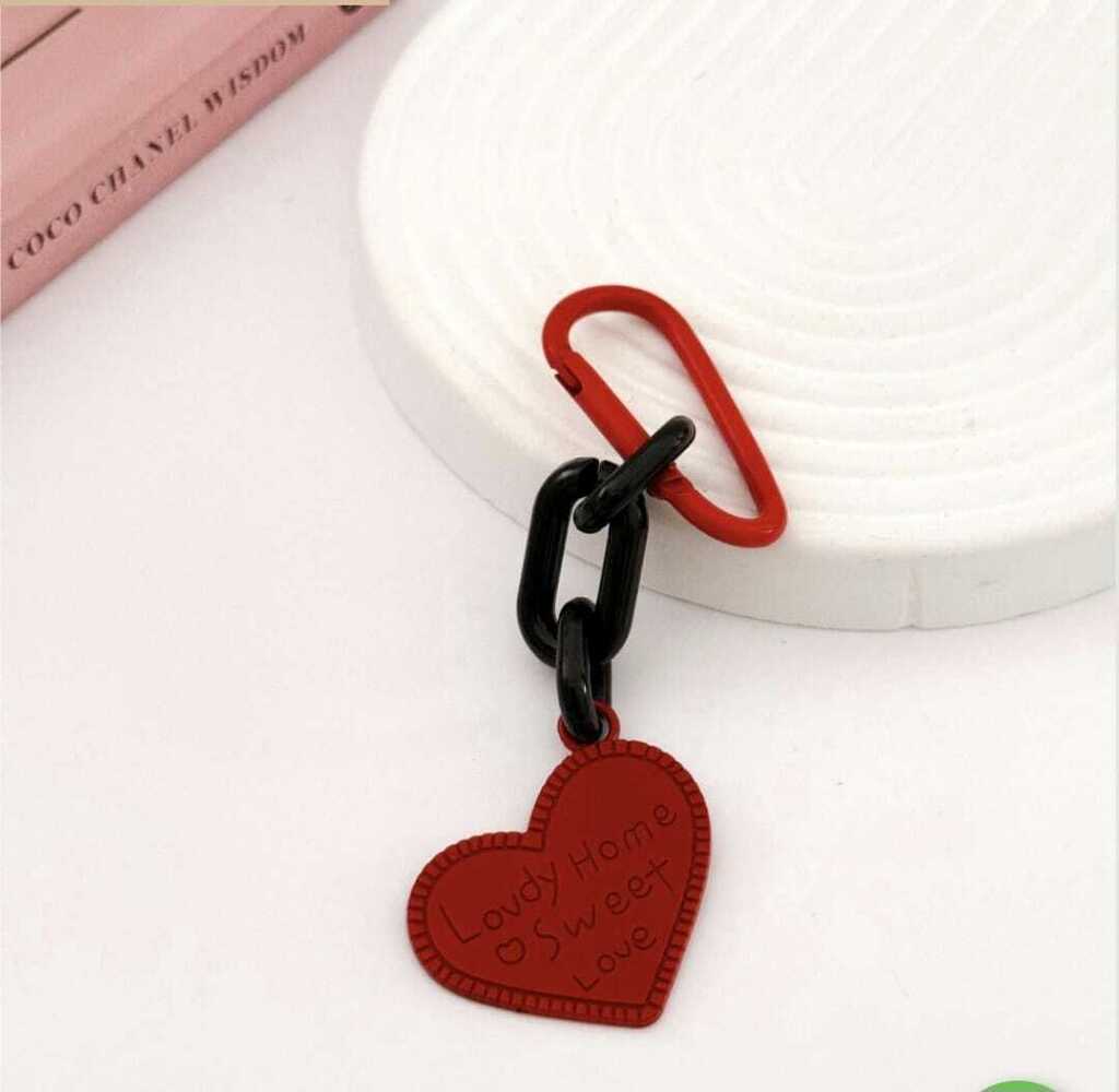 LLAVERO CORAZÓN ROJO (K009)